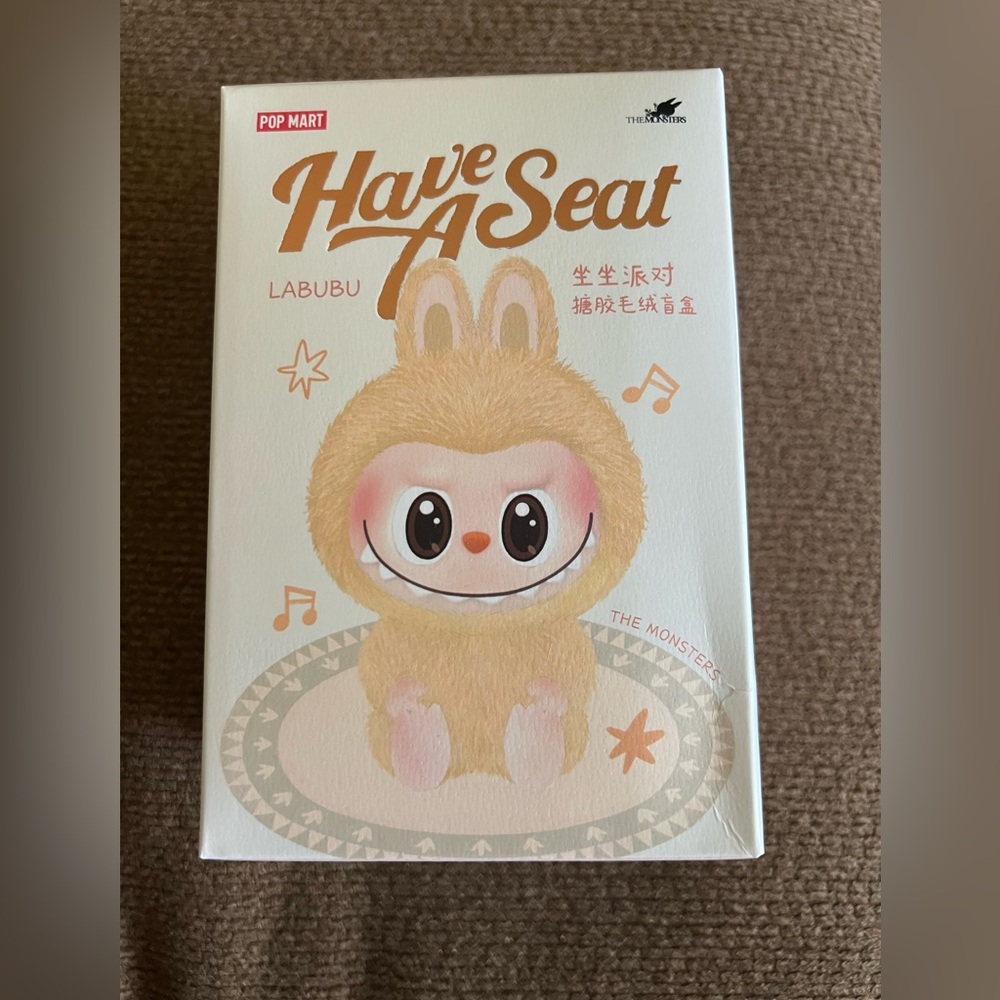 🎁 UNOPENED PopMart Labubu “Have-a-Seat” Blind Box – $75 (FIRM) 🎁